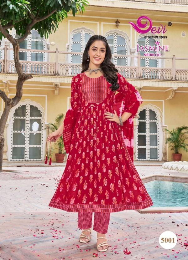 Devi Jasmine Vol-5 – Nyra Cut Kurti With Pant & Dupatta